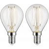 Paulmann 28857 LED En.trieda 2021 F (A - G) E14 2.7 W teplá biela (Ø x v) 45 mm x 81 mm 2 ks; 28857 Paulmann 28857 LED En.trieda 2021 F (A - G) E14 2.7 W teplá biela (Ø x v) 45 mm x 81 mm 2 ks; 28857
