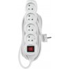 EMOS Predlžovací kábel 5 m / 4 zásuvky / s vypínačom / biely / PVC / 1 mm2 P1415 EMOS Predlžovací kábel 5 m / 4 zásuvky / s vypínačom / biely / PVC / 1 mm2 P1415