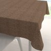 Biante Dekoračný štvorcový obrus PML-120 Hnedá režná 60x60 cm Biante Dekoračný štvorcový obrus PML-120 Hnedá režná 60x60 cm