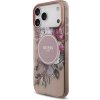 Guess IML Flowers Strap MagSafe kryt iPhone 17 Pro ružový 57983126989 Guess IML Flowers Strap MagSafe kryt iPhone 17 Pro ružový 57983126989