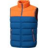Martes GONESE-BLU-ORN pánska prešívaná vesta Gonese modrá oranžová