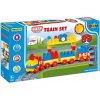 Detské kocky - vláčikodráha 3,35 m, 89 dielov WADER 41481 Detské kocky - vláčikodráha 3,35 m, 89 dielov WADER 41481