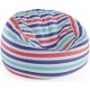 Sablio Sedací vak Cocoon Farebné veselé pruhy - 75 x 45 x 35 cm Sablio Sedací vak Cocoon Farebné veselé pruhy - 75 x 45 x 35 cm