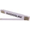 Levior Meter skladací 2m RADOSLAV PROFI biely drevo