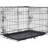 Dog Fantasy klietka skládacia M čierná 2 dvere 75 x 46 x 53 cm Dog Fantasy klietka skládacia M čierná 2 dvere 75 x 46 x 53 cm