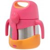 b.box Termoska na jedlo ružová / oranžová 335 ml