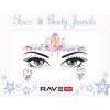 RAVE Samolepící kamínky na obličej 10 | Pink RAVE Samolepící kamínky na obličej 10 | Pink