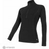 Sensor double face merino wool dámské triko dl.ruk. zip černá L Sensor double face merino wool dámské triko dl.ruk. zip černá L