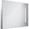Nimco Zrkadlá - Kúpeľňové podsvietené LED zrkadlo série 1000, 50x70 cm, hranaté, alumínium ZP 1001 Nimco Zrkadlá - Kúpeľňové podsvietené LED zrkadlo série 1000, 50x70 cm, hranaté, alumínium ZP 1001