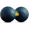 4FIZJO Dvojitá masážna loptička, tvrdá, 12 cm, čierno-modrá 4FIZJO Dvojitá masážna loptička, tvrdá, 12 cm, čierno-modrá