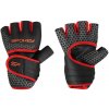 LAVA Neoprenové fitness rukavice, černo-červené, vel. XS/S SPOKEY