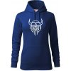 Viking logo - Mikina dámská Cape s kapucí - M ( Kráľovská modrá ) Viking logo - Mikina dámská Cape s kapucí - M ( Kráľovská modrá )