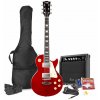 Max GigKit Electric Guitar Pack LP Style Dark Red Max GigKit Electric Guitar Pack LP Style Dark Red