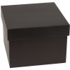 Darčeková krabička s vekom 200x200x150 mm, čierna Darčeková krabička s vekom 200x200x150 mm, čierna