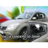 Deflektory na Dacia Sandero / Stepway, 5-dverová (+zadné), r.v.: 2008 - 2012 Deflektory na Dacia Sandero / Stepway, 5-dverová (+zadné), r.v.: 2008 - 2012