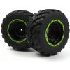 BlackZon Pneu s disky MT černá/zelená Smyter (HPI540181) BlackZon Pneu s disky MT černá/zelená Smyter (HPI540181)