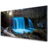 Obraz plexi Slnko vodopád príroda 100x50 cm Obraz plexi Slnko vodopád príroda 100x50 cm