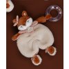 Doudou et Compagnie Paris Darčeková sada Plyšová líška Mina s hrkálkou 18 cm