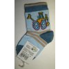 Bavlnené ponožky elastické sv. modréBager