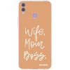 Picasee silikonový průhledný obal pro Honor 8X - Boss Mama Picasee silikonový průhledný obal pro Honor 8X - Boss Mama