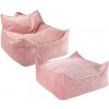 Sedací vak kreslo a Otoman Wigiwama Pink Mousse Sedací vak kreslo a Otoman Wigiwama Pink Mousse