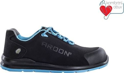 ARDON SOFTEX S1P obuv Čierno-tyrkysová