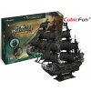 CUBICFUN 3D puzzle Plachetnice Queen Anne's Revenge 328 ks CUBICFUN 3D puzzle Plachetnice Queen Anne's Revenge 328 ks