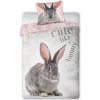Javoli Posteľná bielizeň 140 x 200 cm / 70 x 90 cm bavlna - zajac Javoli Posteľná bielizeň 140 x 200 cm / 70 x 90 cm bavlna - zajac