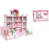 Domček pre bábiky 4 poschodia ružový Domček pre bábiky 4 poschodia ružový