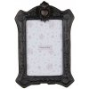 Clayre & Eef Čierny fotorámik zdobený srdcom - 15*3*22 cm / 10*15 cm - Clayre & Eef Clayre & Eef Čierny fotorámik zdobený srdcom - 15*3*22 cm / 10*15 cm - Clayre & Eef