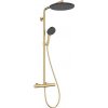 Sprchový systém Hansgrohe Raindance Alive S Puro s termostatickou batériou leštený vzhľad zlata 24592990 Sprchový systém Hansgrohe Raindance Alive S Puro s termostatickou batériou leštený vzhľad zlata 24592990