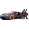 Autíčko Marvel Doctor Strange Ford GT Jada kovové s otvárateľnými dverami a figúrkou Doctor Strange dĺžka 13,3 cm 1:32 Autíčko Marvel Doctor Strange Ford GT Jada kovové s otvárateľnými dverami a figúrkou Doctor Strange dĺžka 13,3 cm 1:32