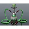 SHISHA 1 s kufríkom zelená 25 cm