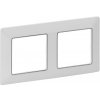 Legrand VALENA LIFE rám 2x (754032) biely/chrom
