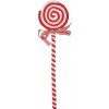 Clayre & Eef Bielo-červený vianočný zápich lízanky Lollipop - 9*1*41 cm - Clayre & Eef Clayre & Eef Bielo-červený vianočný zápich lízanky Lollipop - 9*1*41 cm - Clayre & Eef