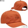 Fox šiltovka Wordmark adjustable hat, oranžová, one size Fox šiltovka Wordmark adjustable hat, oranžová, one size