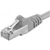 Premiumcord sp6alsoh050 Patch, CAT 6a S-FTP,RJ45-RJ45,LSOH, AWG 26/7, 5m, šedý