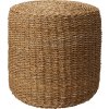 vidaXL Home&Styling Kulatý puf Natural 40x38 cm Mořská tráva vidaXL Home&Styling Kulatý puf Natural 40x38 cm Mořská tráva