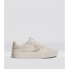 SALVAS All Almond Milk Premium Leather Plaza Taupe Logo Sneaker SALVAS All Almond Milk Premium Leather Plaza Taupe Logo Sneaker