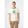 Champion Ringer T-Shirt with Graphic Cream 222054 YS172 smotanové