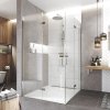 Mereo Mereo, Zalamovací sprchový kút Novea, štvorec, chróm ALU, sklo Číre, MER-CK13833ZVR Mereo Mereo, Zalamovací sprchový kút Novea, štvorec, chróm ALU, sklo Číre, MER-CK13833ZVR