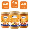Príkrm Sunar Sunar, mäsovo-zeleninová prísada, zmes príchutí 6M+, 12x190g od 6. mesiaca 2280 g morka, kuracie mäso, zelenina, hovädzie mäso, zemiaky Príkrm Sunar Sunar, mäsovo-zeleninová prísada, zmes príchutí 6M+, 12x190g od 6. mesiaca 2280 g morka, kuracie mäso, zelenina, hovädzie mäso, zemiaky