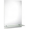 AQUALINE - Zrkadlo s policou 50x70cm, vrátane závesov 22429-01 AQUALINE - Zrkadlo s policou 50x70cm, vrátane závesov 22429-01
