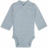 LODGER Body s dlouhým rukávem Melange Blue Fogg
