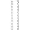 Calvin Klein Dlhé oceľové náušnice Geometric 35000843 Calvin Klein Dlhé oceľové náušnice Geometric 35000843