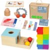 TOOKY TOY Box XXL Montessori vzdelávací 6v1 senzorický 7-8 mesiacov TOOKY TOY Box XXL Montessori vzdelávací 6v1 senzorický 7-8 mesiacov