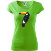 Tukan kreslený - Dámske tričko Pure - XS ( Apple Green ) Tukan kreslený - Dámske tričko Pure - XS ( Apple Green )