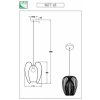 Fabas Luce Závesné svetlo Camp, Ø 40 cm, zlatá farba, drôtený kôš - 3677-45-225 Fabas Luce Závesné svetlo Camp, Ø 40 cm, zlatá farba, drôtený kôš - 3677-45-225
