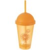 ORION Pohár s viečkom a slamkou Fresh orange 500 ml ORION Pohár s viečkom a slamkou Fresh orange 500 ml