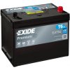 EURO-VAT Autobatéria Exide Premium Carbon Boost 75 Ah, 630 A, pravá EURO-VAT Autobatéria Exide Premium Carbon Boost 75 Ah, 630 A, pravá